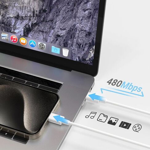 شاحن iPhone 17 16 15 شحن سريع USB C شاحن من النوع C مع 3 كابلات بطول 10 أقدام لهاتف iPhone 17/17 Plus/17 Pro Max/16/16 Plus/16 Pro Max/15 Pro Max/iPad Pro in Kuwait