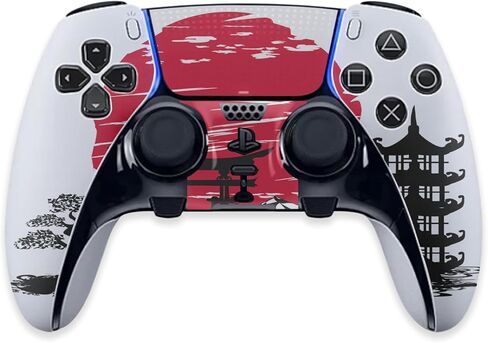 غلاف MightySkins متوافق مع وحدة تحكم PS5 DualSense Edge - النمط الياباني | غطاء ملتف واقٍ ومتين وفريد ​​من نوعه من الفينيل | سهل التطبيق وتغيير الأنماط | صنع في الولايات المتحدة الأمريكية in Kuwait