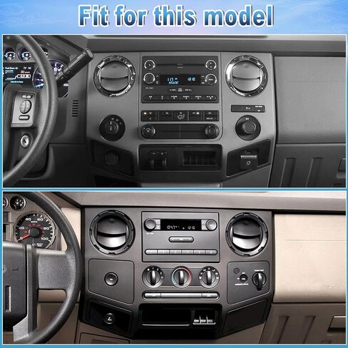 راديو ستيريو للسيارة Android 14 Double Din لسيارة Ford F-250 F-350 Super Duty 2011-2016، 9.7 بوصة راديو سيارة مع تشغيل لاسلكي Android Auto GPS WiFi Bluetooth RDS DSP SWC كاميرا احتياطية in Saudi Arabia