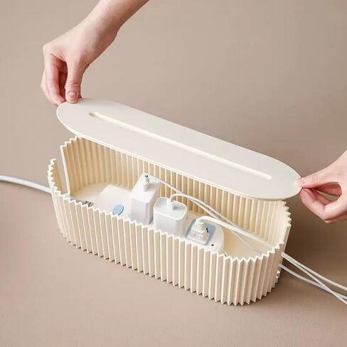 Cable Organizer Box 13 in × 5.2 in × 4.3 in (Gray) in Saudi Arabia