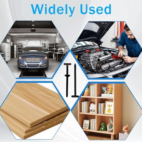 النايلون العالمي رباط للكابل مشبك البريدي كابل العلاقات سيارة الوفير المصدات سستة كليب السحابات لإصلاح السيارة اليومي والاستخدام المنزلي 100 قطعة in Kuwait