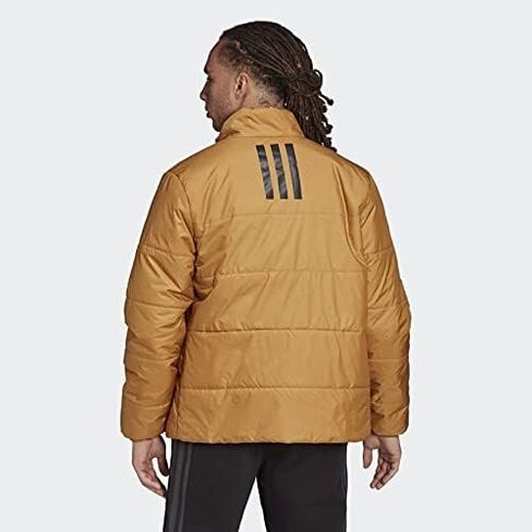 adidas Outdoor mens Basic 3-Stripes Insulated Jacket Grey Medium in Saudi Arabia