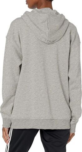 سترة بغطاء للرأس Adicolor Trefoil للنساء من adidas Originals، أبيض، مقاس صغير in Kuwait