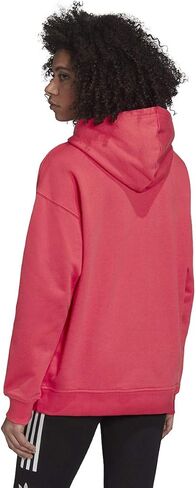 سترة بغطاء للرأس Adicolor Trefoil للنساء من adidas Originals، أبيض، مقاس صغير in Kuwait