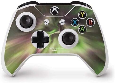 Skinit Decal Gaming Skin Compatible with Xbox One S Controller - Officially Licensed StockTrek Full Sky Aurora Design in Saudi Arabia