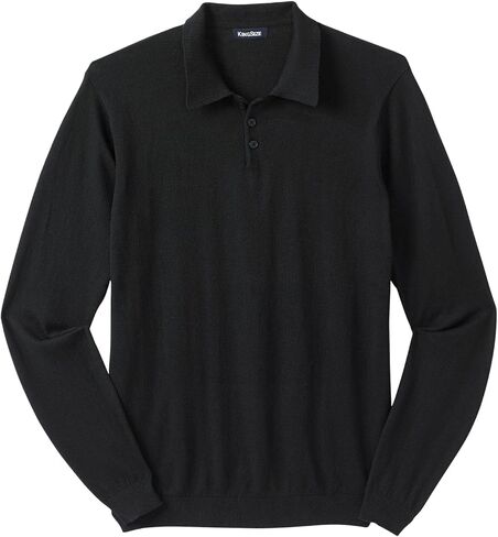 KingSize Men's Big & Tall Lightweight Polo Sweater in Saudi Arabia