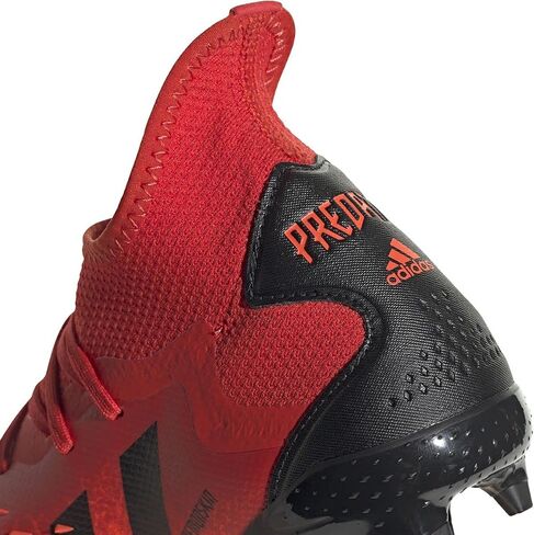 adidas boys Predator Freak.3 Firm Ground Cleats, Clear Grey/Cloud White/Solar Yellow, 5 Big Kid in Saudi Arabia