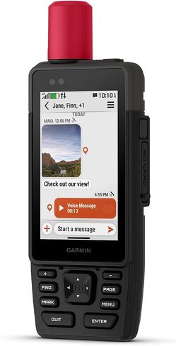 Garmin GPSMAP H1i Plus Rugged Design Premium GPS Handheld Navigator with inReach Plus Satellite Technology to Share Text, Photos, Voice Memos, SOS Off-Grid, Long Battery Life, Preloaded Maps Bundle in Saudi Arabia