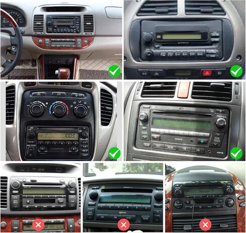 راديو ترقية ستيريو للسيارة Android 14 Double Din لسيارة Toyota 4runner 1996-2002، 4G+64G 7 بوصة شاشة لمس لاسلكية Carplay Android Auto GPS WiFi Bluetooth RDS DSP SWC Mirrorlink Mic كاميرا احتياطية in Kuwait