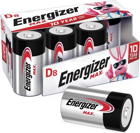 Energizer MAX C Batteries & D Batteries Combo Pack, 8 C and 8 D Batteries (16 Count) in Saudi Arabia