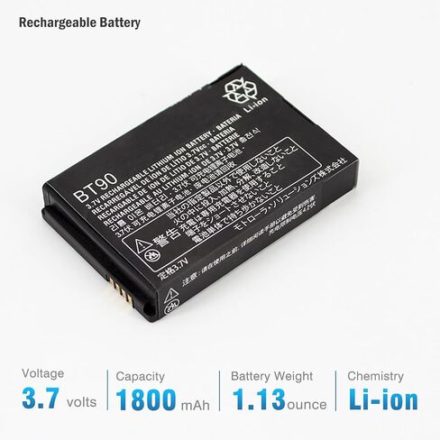 2pc1800mAh BT90 HKNN4013 HKNN4013A استبدال 3.7 فولت بطارية ليثيوم أيون متوافقة مع Motorola DLR Series DLR1020 DLR1060 DLR110 أجهزة الراديو ثنائية الاتجاه (AMCLBT90-1800-D) in Saudi Arabia