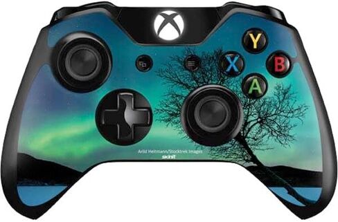 Skinit Decal Gaming Skin Compatible with Xbox One Controller - Officially Licensed StockTrek Aurora Borealis Over a Lake in Norway Design in Saudi Arabia