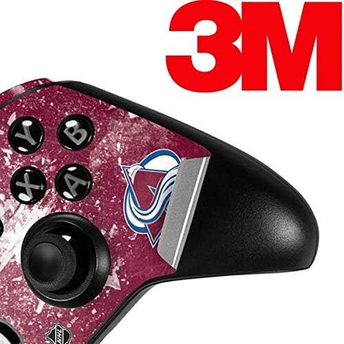 ملصق Skinit المخصص للألعاب متوافق مع وحدة تحكم Xbox One Elite - تصميم NHL Colorado Avalanche Frozen المرخص رسميًا in Kuwait