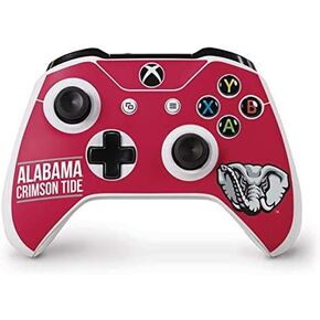 غلاف Skinit المخصص للألعاب متوافق مع وحدة تحكم Xbox One S - تصميم مرخص رسميًا من College Alabama Crimson Tide in Kuwait