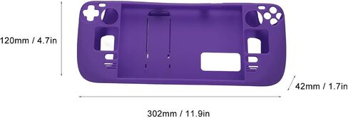 Yunseity Kickstand Case for Steam Deck, for Steam Deck Case, Non Slip Fingerprint Proof Protective Carrying Case for Steam Deck, Hands Full (Deep Purpl) in Saudi Arabia