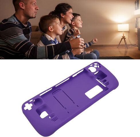 Yunseity Kickstand Case for Steam Deck, for Steam Deck Case, Non Slip Fingerprint Proof Protective Carrying Case for Steam Deck, Hands Full (Deep Purpl) in Saudi Arabia