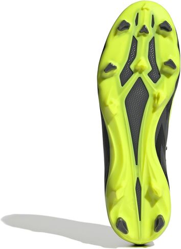 Adidas X Crazyfast Injection.1 أحذية كرة قدم مركزية - شعور مثالي بالكرة ، خفيفة الوزن فائقة ، ملاءمة داعمة ، قفل آمن ، مصنوع من مواد معاد تدويرها بنسبة 50 ٪ (أسود/صفراء/رمادية شمسية ، نظام بحجم الأحذية الأمريكي ، البالغين ، الرجال ، متوسط ​​، متوسط ​​، 9. in Saudi Arabia