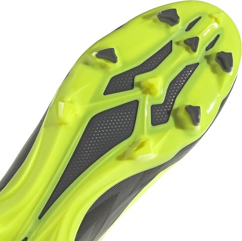 Adidas X Crazyfast Injection.1 أحذية كرة قدم مركزية - شعور مثالي بالكرة ، خفيفة الوزن فائقة ، ملاءمة داعمة ، قفل آمن ، مصنوع من مواد معاد تدويرها بنسبة 50 ٪ (أسود/صفراء/رمادية شمسية ، نظام بحجم الأحذية الأمريكي ، البالغين ، الرجال ، متوسط ​​، متوسط ​​، 9. in Saudi Arabia