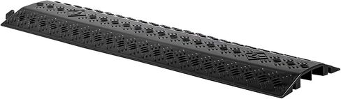 VEVOR Drop Over Cable Cover Ramp، 2000 رطل / سعة تحميل المحور، منحدر حامي خرطوم الكابل عالي التحمل، غطاء سلك الأرضية لمناطق المرور العالية المشي داخليًا وخارجيًا، المنزل والمكتب والمستودعات والمدرسة in Saudi Arabia