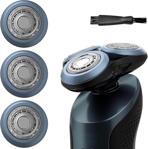 SH60/72 Replacement Shaver Head Blades for Philip Norelco S6000 Series with Shaver Cleaning Brush Fit for S6880/81, S6810/82, S6850/85, S6xxx Series in Saudi Arabia