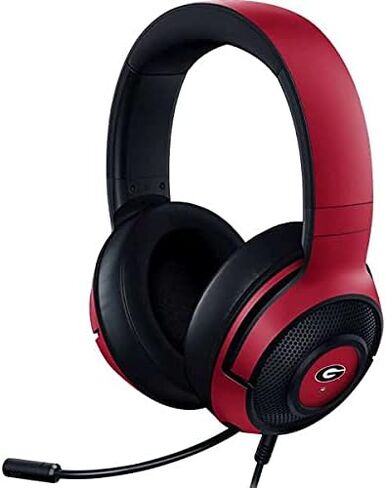 Skinit Decal Audio Skin Compatible with Razer Kraken X - Officially Licensed University of Georgia Logo Red Design in Saudi Arabia
