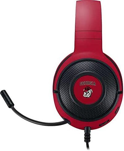 Skinit Decal Audio Skin Compatible with Razer Kraken X - Officially Licensed University of Georgia Logo Red Design in Saudi Arabia