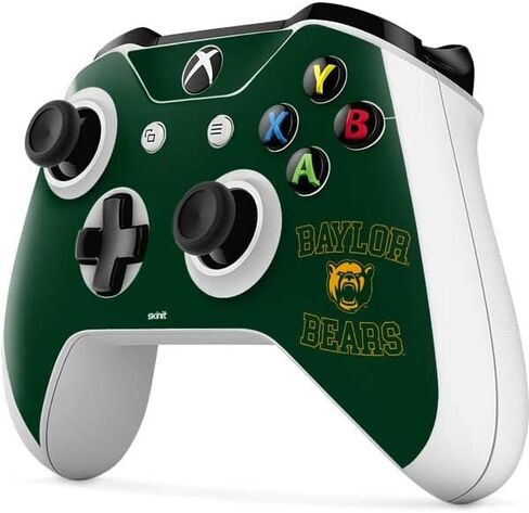 Skinit Decal Gaming Skin Compatible with Xbox One S Controller - Officially Licensed College Baylor University Bears Mascot Design in Saudi Arabia