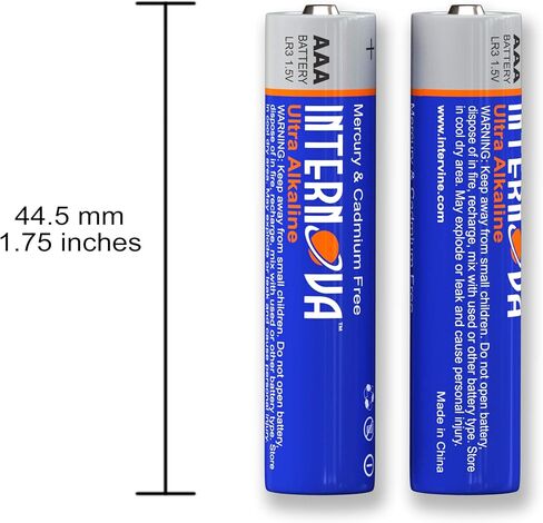 بطاريات AAA 24 حزمة - بطاريات قلوية ثلاثية A عالية الأداء مع عمر افتراضي مدته 10 سنوات - مثالية لمعدات الطوارئ وأجهزة التحكم في الألعاب والأجهزة الذكية - مصدر طاقة موثوق لجميع أجهزتك in Kuwait