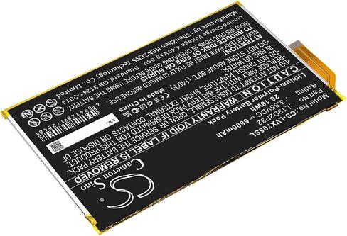 6800mAh Battery Compatible with LEN0VO Yoga Smart Tab, YT-X705F, for Part No. L19D2P32 in Saudi Arabia