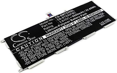 6000mAh Battery Compatible with Samsung Galaxy Tab 4, Tab4, Tab4 VE 10.1, SM-T530, SM-T531, for Part No. EB-BT530FBC, EB-BT530FBE, EB-BT530FBU in Saudi Arabia