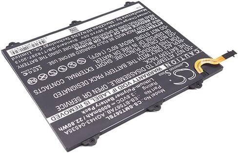 6000mAh Battery Compatible with Samsung Galaxy Tab E 9.6 XLTE, SM-T560NU, SM-T567, SM-T567V, for Part No. EB-BT567ABA, GH43-04535A in Saudi Arabia