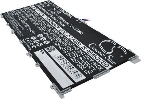 بطارية 9500 مللي أمبير متوافقة مع Samsung Galaxy TabPRO 12.2، Galaxy TabPRO 12.2 LTE-A 64GB، SM-T900، SM-T905، للقطعة رقم T9500E in Saudi Arabia
