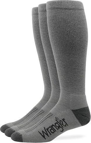 Wrangler Mens Ultra Dri Sorbtek Seamless Toe Tall Boot Socks 3 Pair Pack in Kuwait
