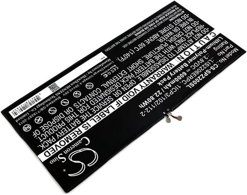 6000mAh Battery Compatible with Sony Castor, SGP511, SGP512, SGP521, SGP541, SGP551, SGP561, SOT21, Xperia Tablet Z2, for Part No. 1277-3631.1B, 1ICP3/102/112-2, LIS2206ERPC in Saudi Arabia