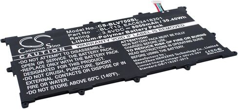 8000mAh Battery Compatible with LG G Pad 10.1", G Pad Tablet 10.1", V700, VK700, for Part No. BL-T13, EAC62418201 in Saudi Arabia