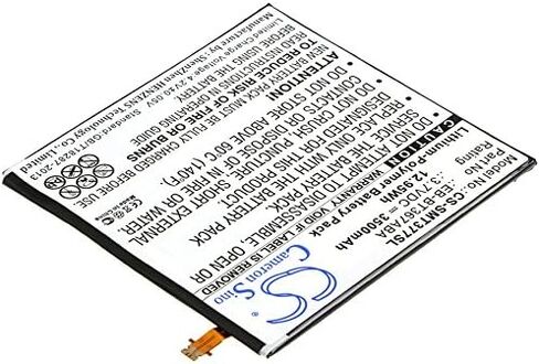 3500mAh Battery Compatible with Samsung Galaxy Tab 5, Galaxy Tab A 8.0 2017, Galaxy Tab A2 8.0, Galaxy Tab A2 S, Galaxy Tab E 8.0, SM-T375L, for Part No. EB-BT367ABA, GH43-04539A in Saudi Arabia