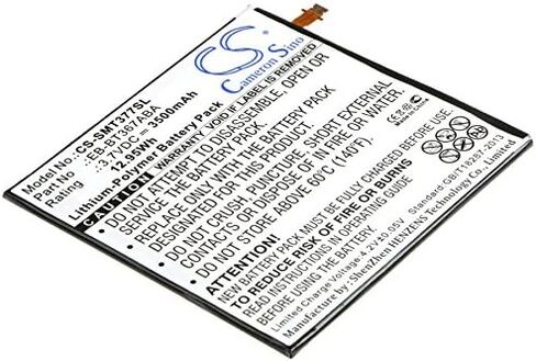 3500mAh Battery Compatible with Samsung Galaxy Tab 5, Galaxy Tab A 8.0 2017, Galaxy Tab A2 8.0, Galaxy Tab A2 S, Galaxy Tab E 8.0, SM-T375L, for Part No. EB-BT367ABA, GH43-04539A in Saudi Arabia
