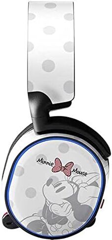 غلاف صوتي من Skinit متوافق مع SteelSeries Arctis 3 - تصميم Disney Minnie Mouse Daydream المرخص رسميًا in Saudi Arabia