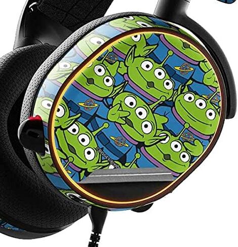 Skinit Decal Audio Skin Compatible with SteelSeries Arctis 3 - Officially Licensed Disney Toy Story Alien Collage Design in Saudi Arabia