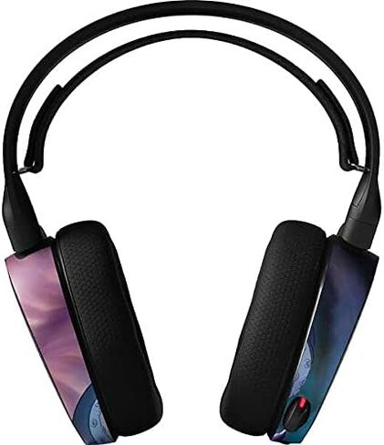 غلاف صوتي لصائق Skinit متوافق مع SteelSeries Arctis 3 - تصميم Disney Villains Ursula Ariel وFlounder المرخص رسميًا in Saudi Arabia