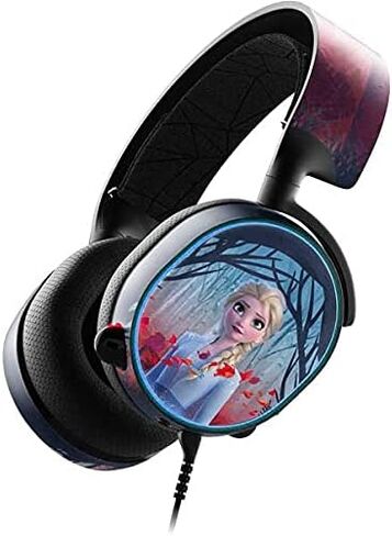 Skinit Decal Audio Skin Compatible with SteelSeries Arctis 3 - Officially Licensed Disney Frozen II Elsa Design in Saudi Arabia
