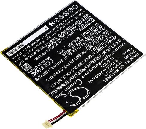 بطارية 3400 مللي أمبير متوافقة مع ONN 100005207، ONA19TB002، Tablet 8، للجزء رقم YB2798103 in Kuwait