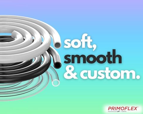 أنابيب مرنة مخصصة للتبريد المائي من PrimoChill PrimoFlex LRT - 1/2 بوصة ID × 3/4 بوصة OD، 10 أقدام مرفقة مع إعداد النظام والمبرد، مصنوعة من مواد فاخرة، صُنعت بفخر في الولايات المتحدة الأمريكية - أسود أونيكس in Kuwait
