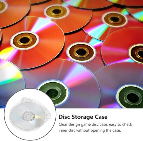 Game Disc Shell Cover 10pcs Disc Holding Case for Scratch Resistant Gaming Storage in Kuwait