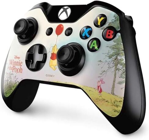 ملصق Skinit المخصص للألعاب متوافق مع وحدة تحكم Xbox One - تصميم Disney Winnie The Pooh Red Ballon المرخص رسميًا in Saudi Arabia