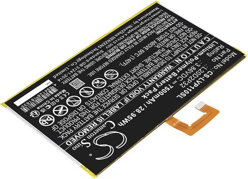 بطارية 7500 مللي أمبير/3.86 فولت متوافقة مع LEN0VO Tab P11، Tab P11 5G، TB-J606F، TB-J607Z، تناسب P/N: L20D2P32 in Kuwait