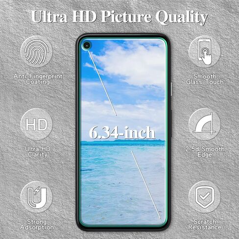 Kesuwe [3-Pack] Screen Protector For Google Pixel 4 Tempered Glass, HD Clear, 9H Hardness, Anti-Scratch No-Bubble, Easy to install in Saudi Arabia