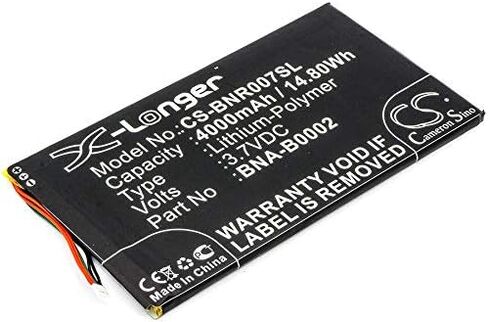 4000mAh/3.7V Battery Compatible with Barnes & Noble BNRV400, BNTV400, Nook HD 7 Tablet, fit P/N: BNA-B0002, L83-4977-266-01-4 in Saudi Arabia