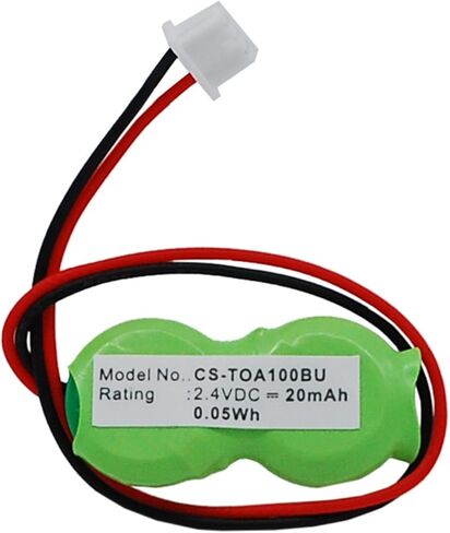 بطارية 20 مللي أمبير/2.4 فولت متوافقة مع أجهزة الكمبيوتر اللوحي Toshiba Portege A605-P210، M400، M400، M400-100، M400-103، M400-104، تناسب P/N: GDM710000058، P000257640، P000268840 in Saudi Arabia