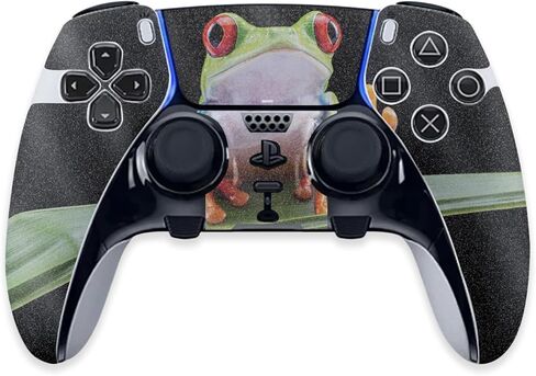 غلاف MightySkins اللامع المتوافق مع وحدة تحكم PS5 DualSense Edge - ضفدع شجرة Hangin | لمسة نهائية لامعة واقية ومتينة شديدة اللمعان | سهل التطبيق | صنع في الولايات المتحدة الأمريكية in Kuwait